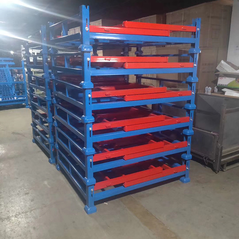 厂家折叠货架仓储货架金属制品模具架仓库货架定制折叠堆垛架