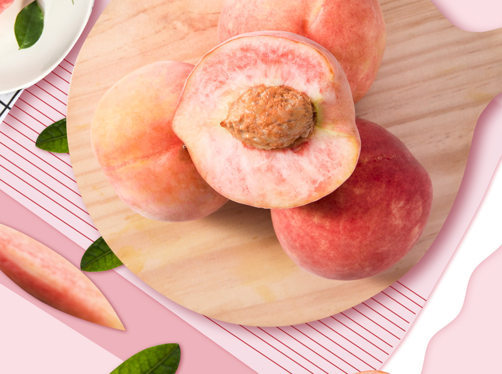 【红不软水蜜桃】陕西产地现摘发货 新鲜水果桃子水蜜桃 5斤包邮