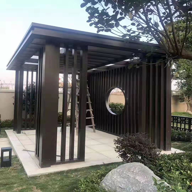 厂家设计安装 园林景观庭院铝合金廊架 户外防腐防虫葡萄架廊亭