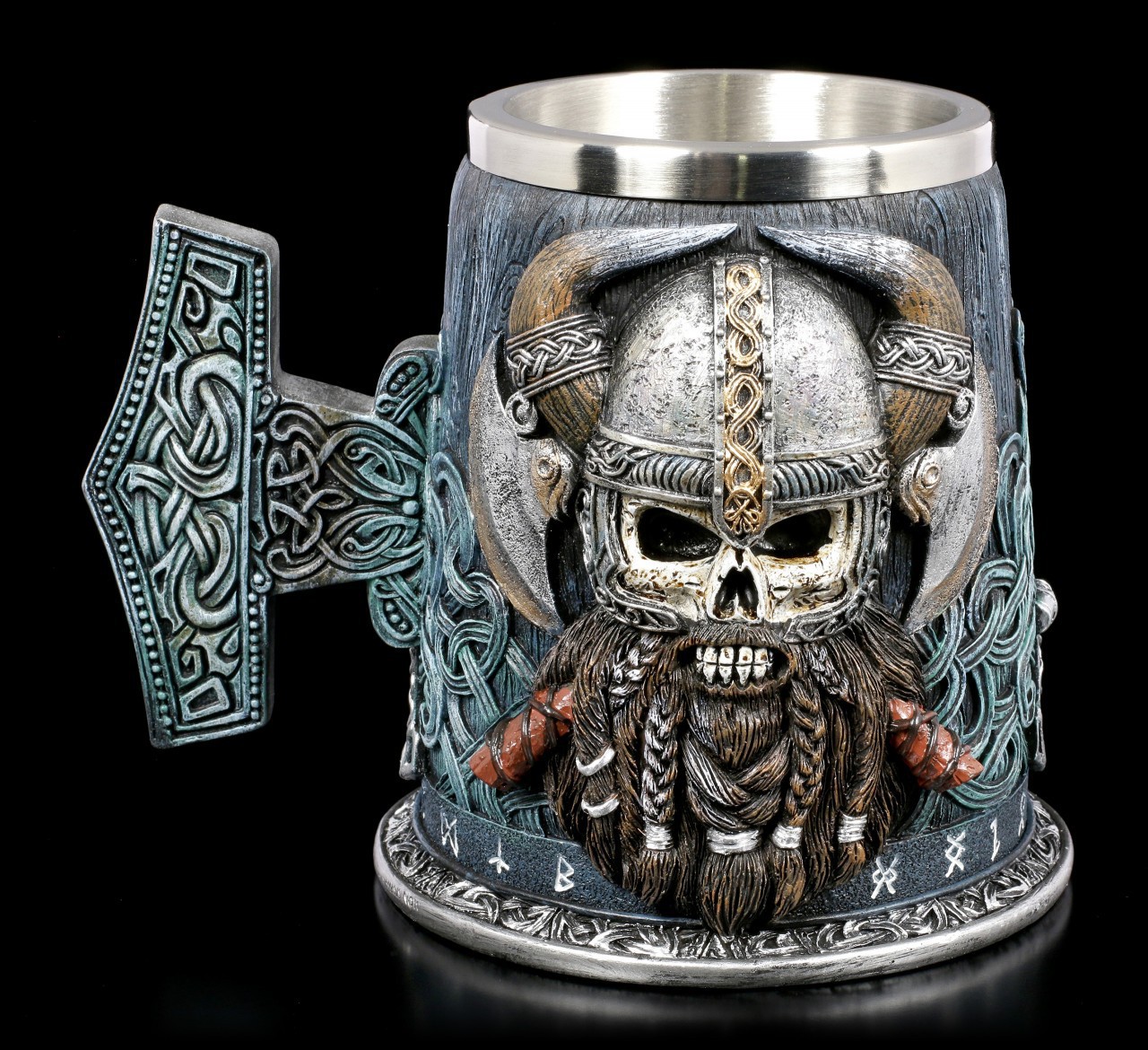 中世纪啤酒杯 北欧维京海盗咖啡杯马克杯 酒吧大容量杯扎啤杯