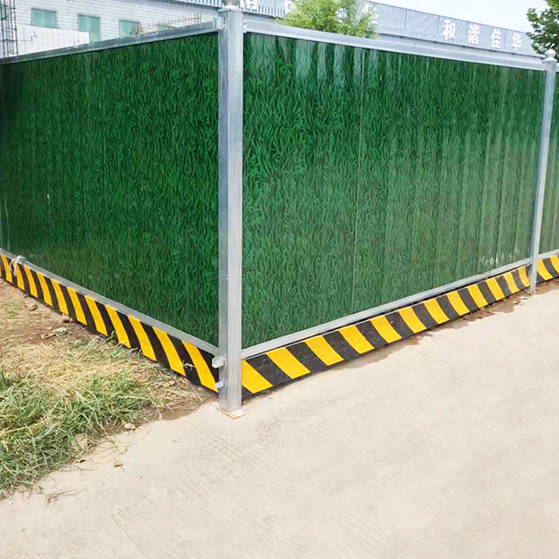 潍坊市厂家现货彩钢围挡公路施工铁皮围挡 施工防护彩钢板围挡-阿里巴