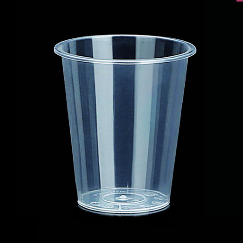 飞腾注塑奶茶杯360ml一次性高透/磨砂注塑杯11克90口径注塑杯定制