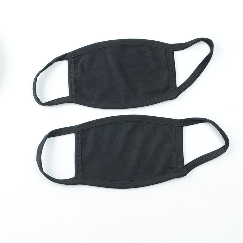 口罩定制logo防尘口罩纯棉个性防护保暖棉质口罩黑色现货厂家直销