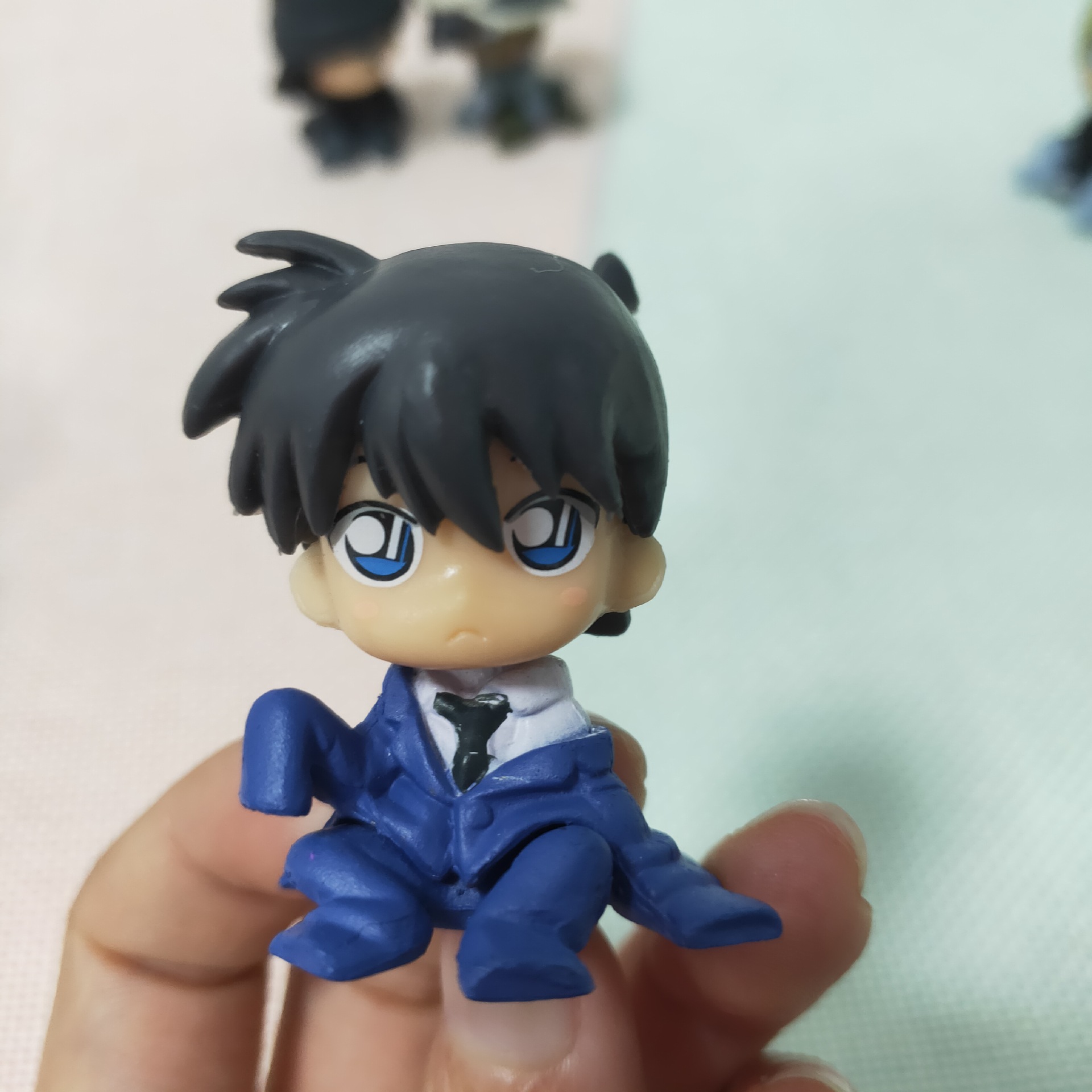 扭蛋摆件9/15款柯南卡通动漫儿童玩具过家家蛋糕烘焙装饰品