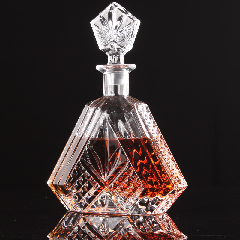 欧式无铅玻璃洋酒瓶酒具家用醒酒器酒壶威士忌酒樽烈酒杯套装