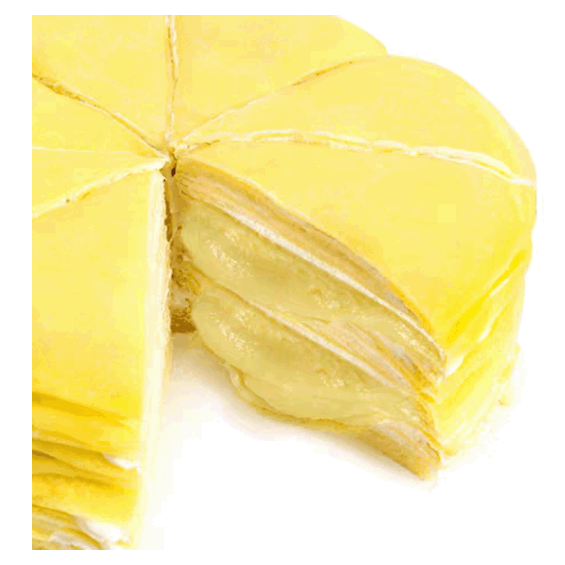 爆浆榴莲6寸千层蛋糕休闲零食甜点 网红下午茶爆浆千层 顺丰包邮