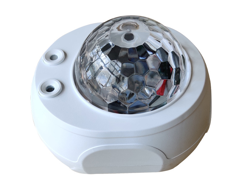 星空投影灯蓝牙音乐usb水纹灯led旋转声控床头灯氛围灯小夜灯跨境