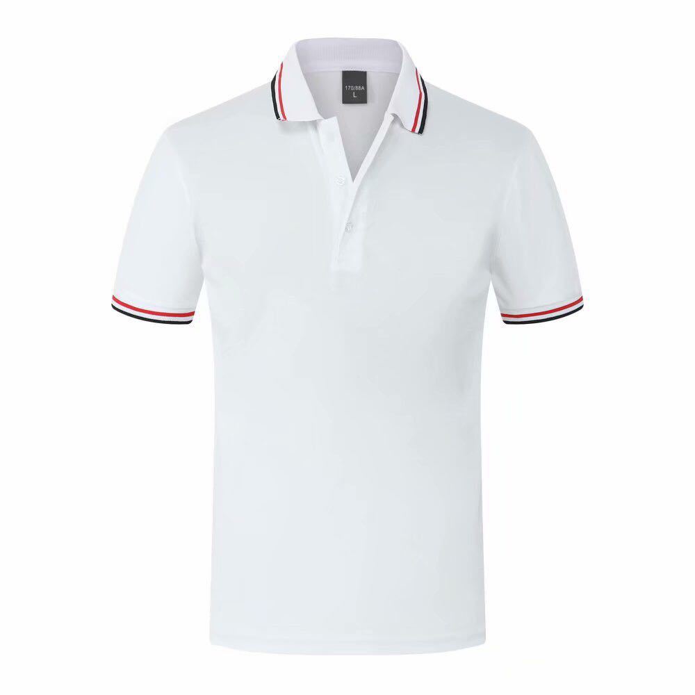 地摊货源 多边领速干t恤定制polo衫 短袖男女文化广告衫聚会服