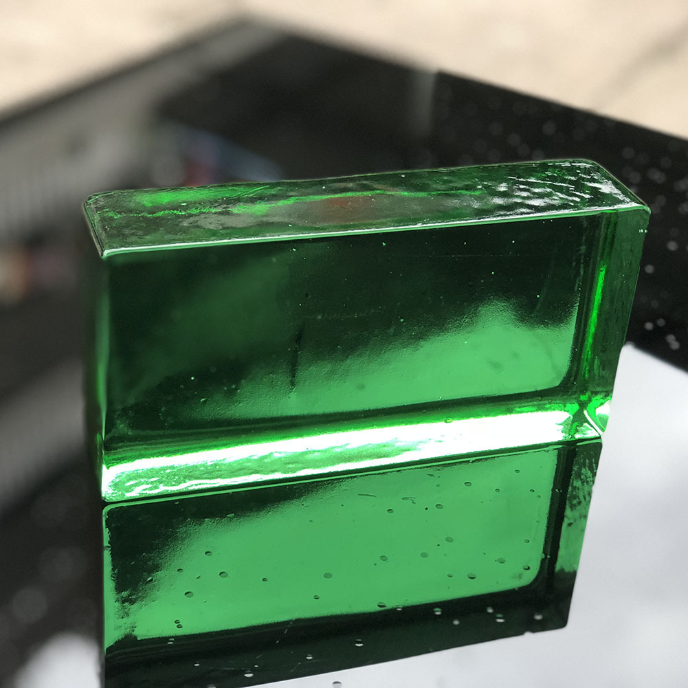 彩色水晶玻璃砖本色玻璃砖实心玻璃砖外墙装饰砖多色可选