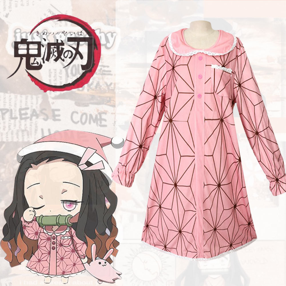 鑫博缘鬼灭之刃灶门祢豆子圣诞睡衣女装cospaly服装日常
