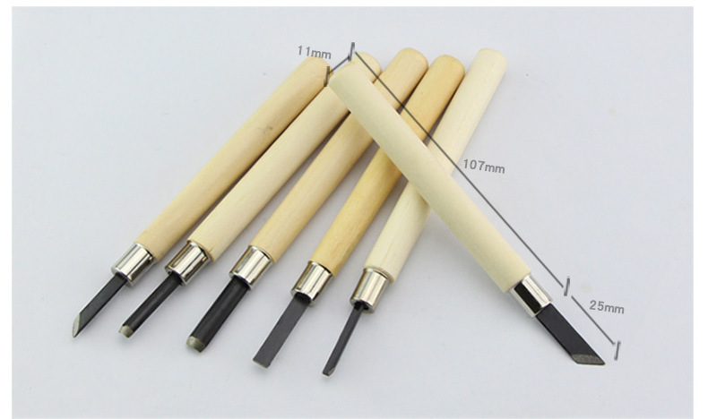 模型刻刀木雕木工工具木雕刀手工美工刀木刻雕刀橡皮章雕刻刀套装