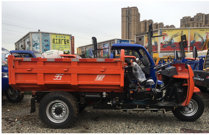 建筑工程用大马力福田柴油三轮车 家用型运输货物农用三轮车子