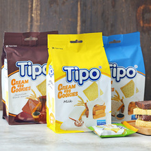 越南进口友谊牌TIPO面包干休闲小零食蛋奶酥脆鸡蛋牛奶独立小包装