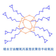 有机硅 改性-缩水甘油醚氧丙基笼型聚倍半硅氧烷 9H硬化 环氧POSS