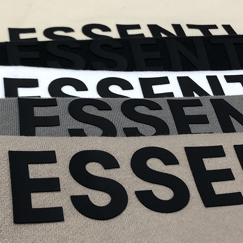过验fear of god fog essentials复线logo字母宽松圆领加绒卫衣潮