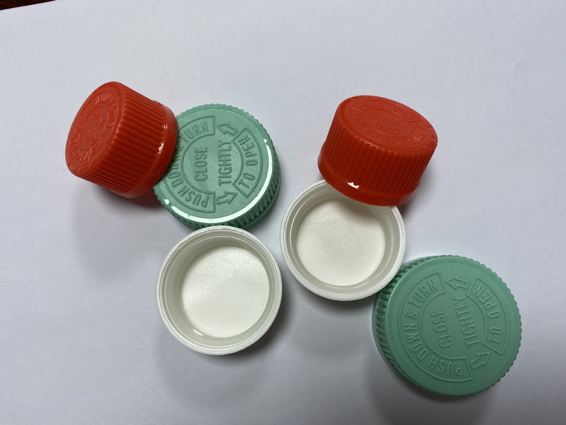 38牙盖中盖 双层盖 压旋盖 保健品瓶盖 儿童 安全盖 化妆品 瓶盖