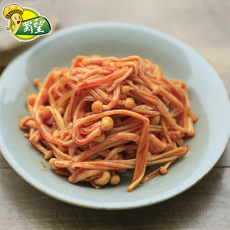 四川特产红油香辣金针菇下饭菜瓶装170g麻辣即食开胃菜6瓶装