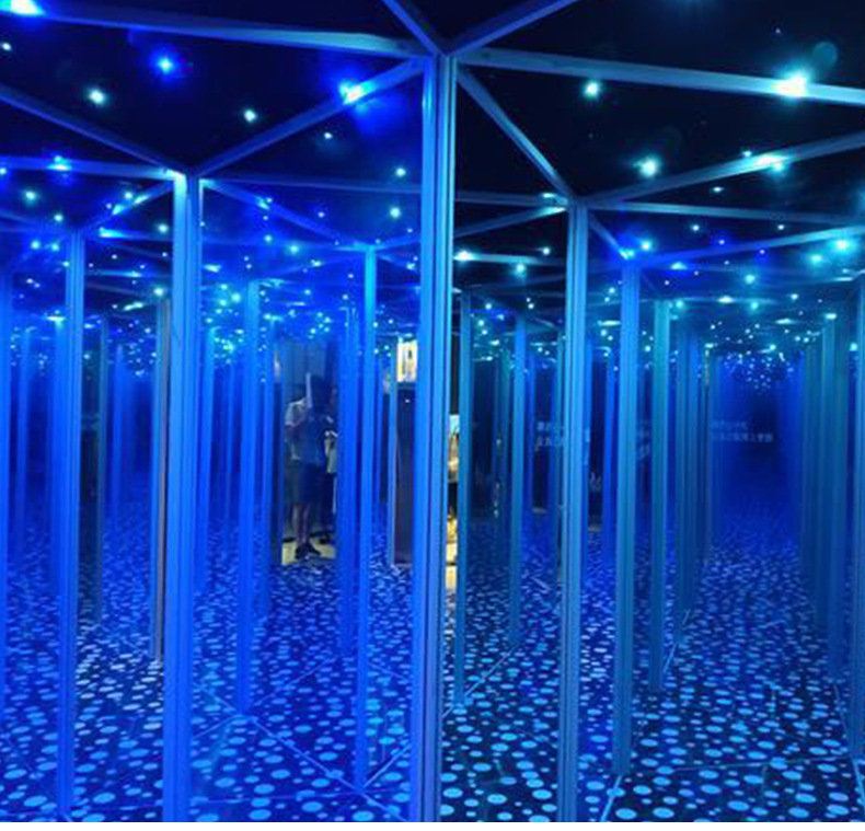 红日厂家直供房地产迷宫3d魔幻大型游乐设施 室内外迷宫镜宫