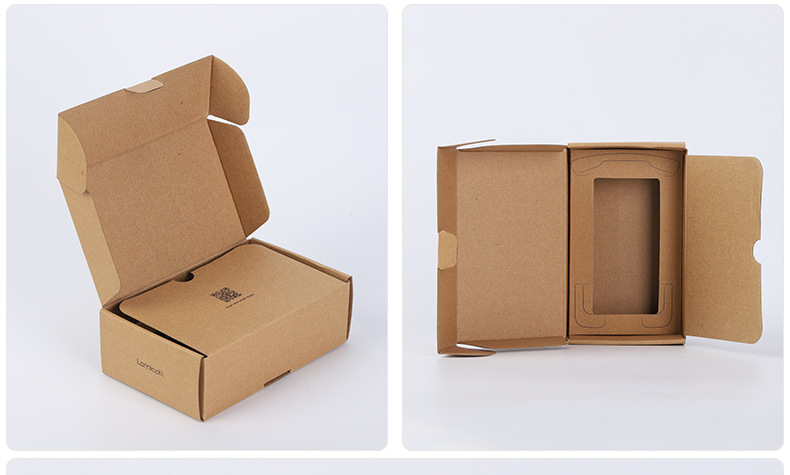 厂家定制瓦楞纸包装盒 牛皮纸包装纸盒 电子产品包装盒飞机盒定制