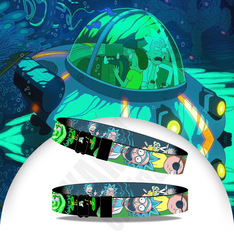 焱喜创意新款瑞克和莫提  腕带动漫周边 织带手环