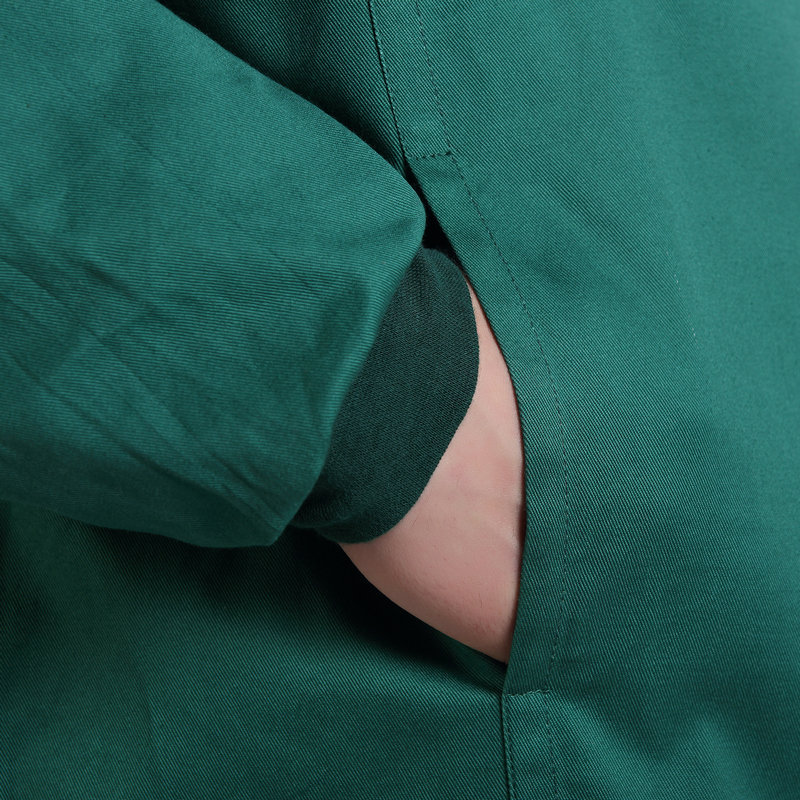 墨绿色男女医生手术服 手术室洗手衣 反穿式长袖全包手术袍