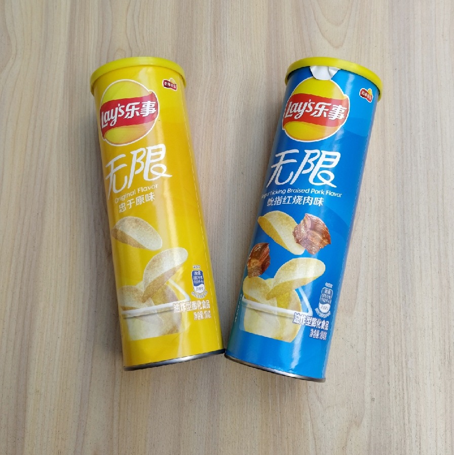 【包邮】乐事薯片104g桶装罐装薯片原味黄瓜番茄多口味 零食批发