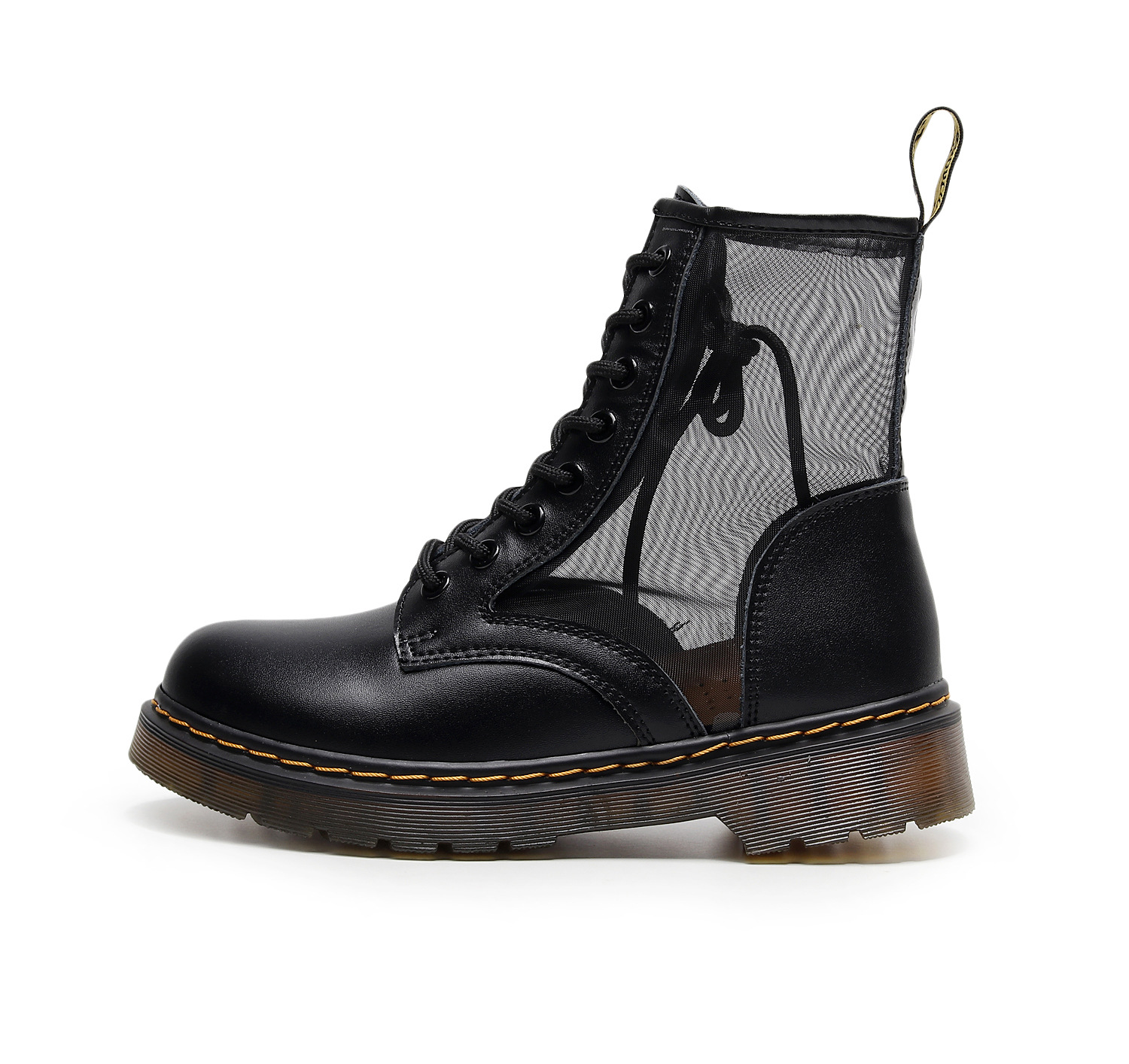 夏季网纱镂空马丁靴dr经典8孔1460马丁靴女英伦风薄款透气女靴