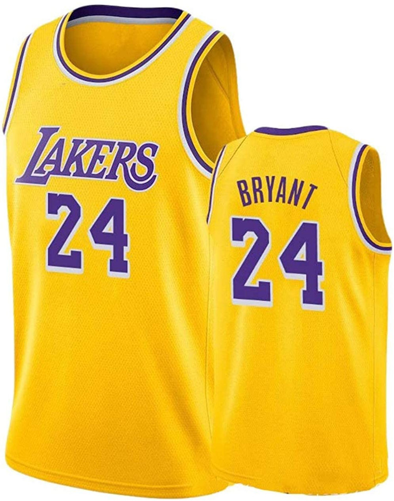nba球衣湖人队科比24号 lakers #24 kobe 复古纪念版篮球衣服批发