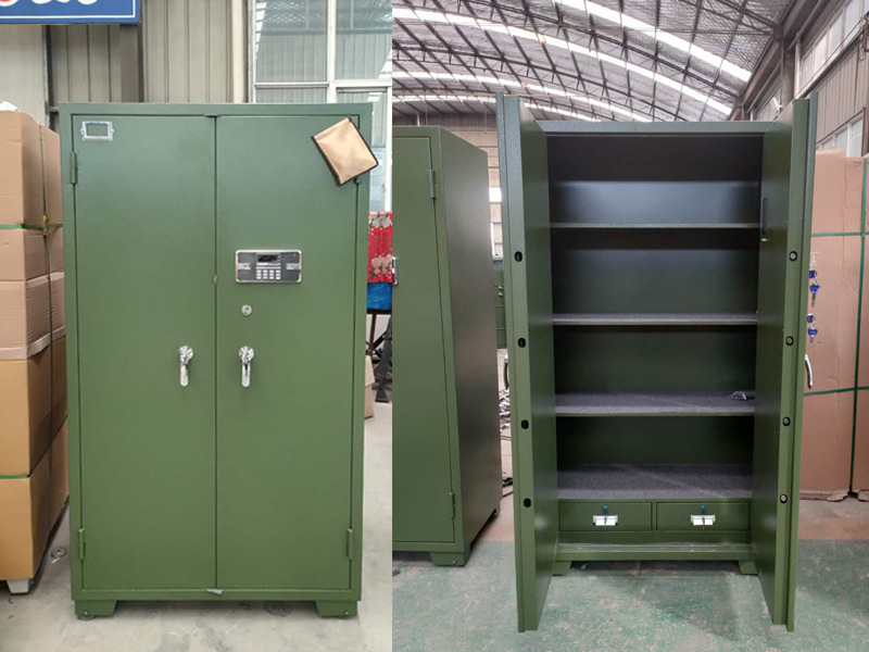 厂家直销 枪支弹药综合柜 指纹枪弹一体柜 加厚钢板枪柜防盗柜