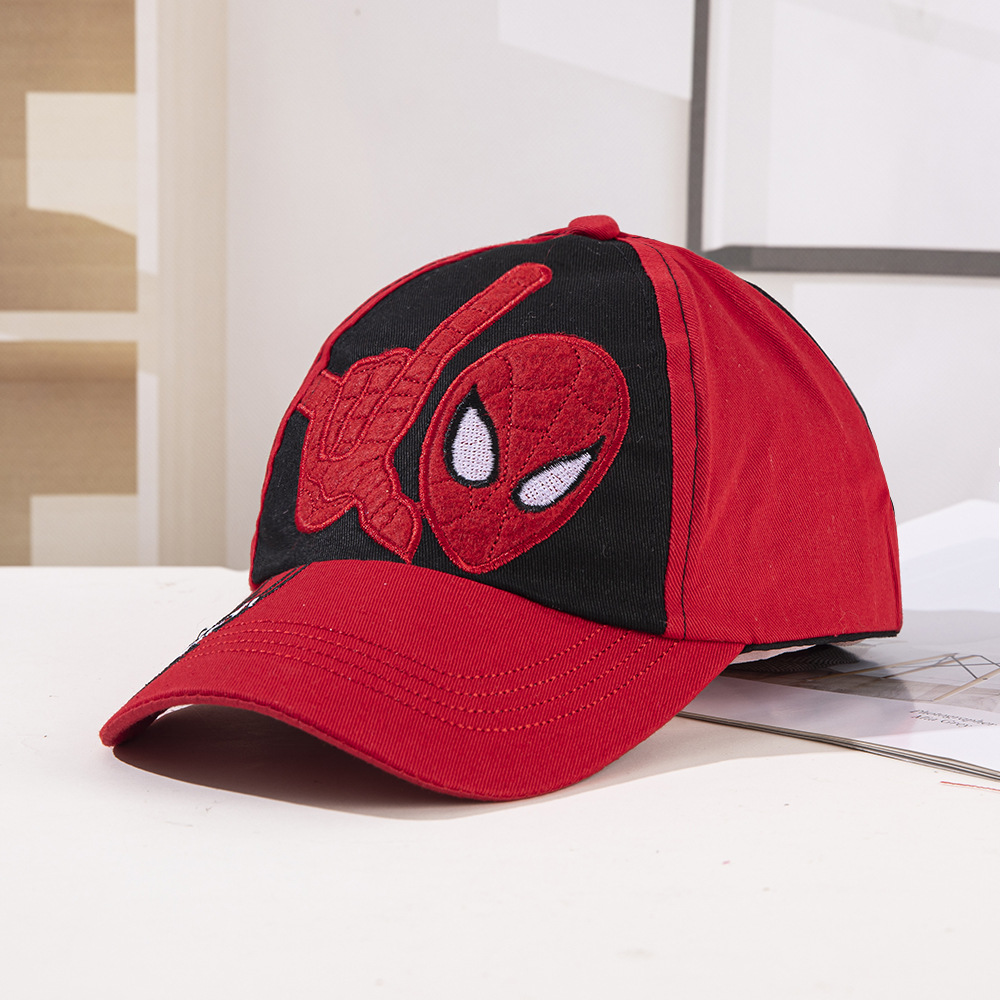 Children's Spider-Man Hat 2020 Summer New Cartoon Cloth Baseball Cap Children's Autumn and Winter Peaked Cap
