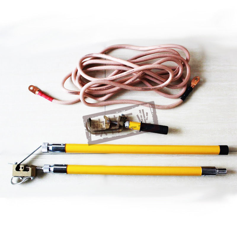 27.5kv大开口双舌接地棒刚性/柔性接地线携带型短路接地针