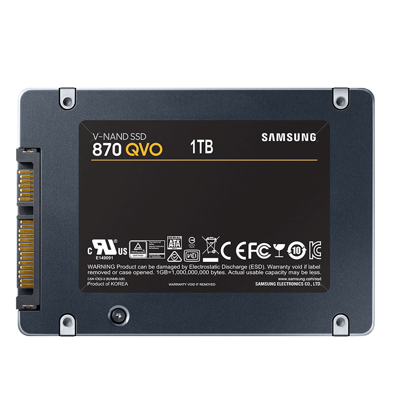 三星(samsung)870qvo系列2.5英寸 sata3 笔记本ssd固态硬盘新品