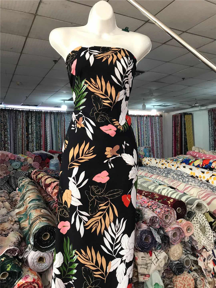 厂家批发$碎花绵绸人造棉布料棉绸民族服装儿童卡通纯棉宝宝睡衣