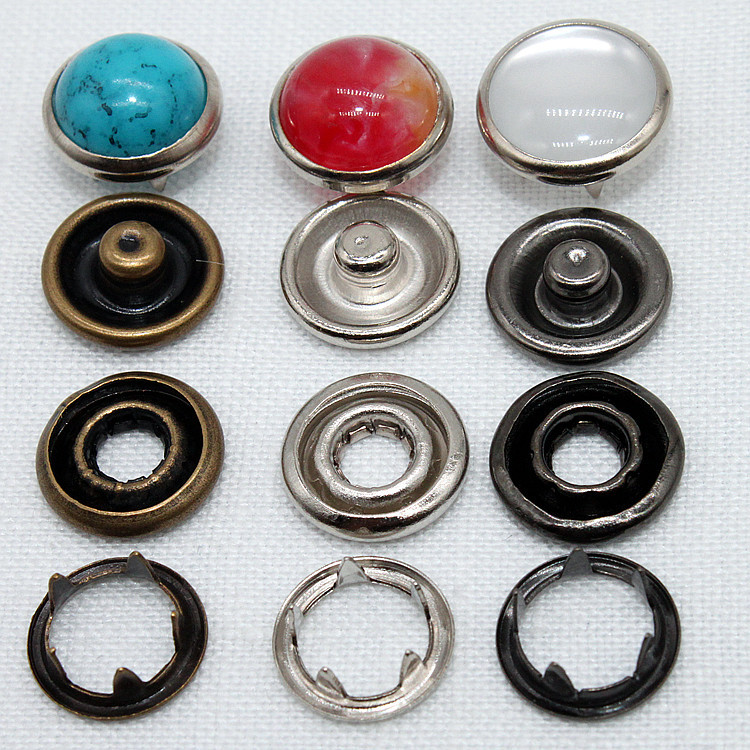 Factory Direct Sales 10-12mm Pearl Five-Claw Buckle Snap Button Metal Button Copper Female Buckle [Unit Price]]