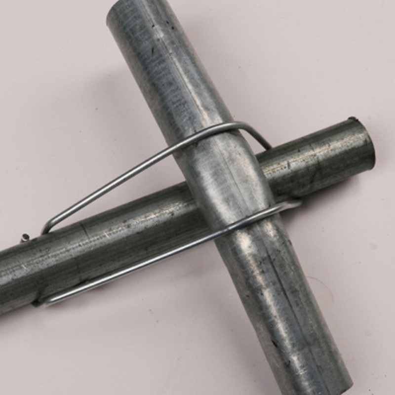 蔬菜大棚配件 25镀锌压顶簧 大棚骨架卡子 温室大棚32钢丝夹