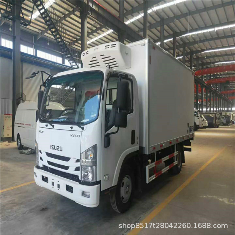 庆铃五十铃kv600冷藏车jhw5040xlcq(3座)整车尺寸:5995*2210*2