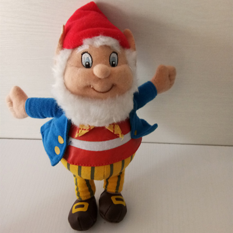 厂家定制戴圣诞帽子肯德基爷爷毛绒玩具热销风衣白胡子老人娃娃