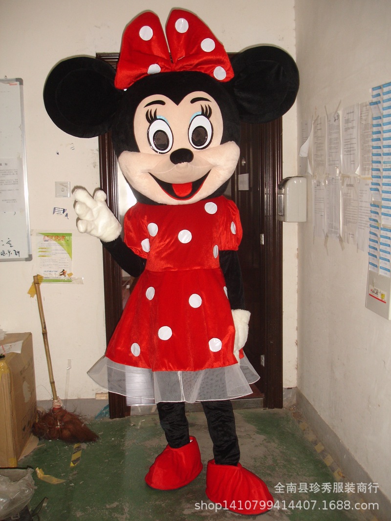 行走卡通人偶服装cosplay道具表演动漫人物演出玩偶服饰米妮