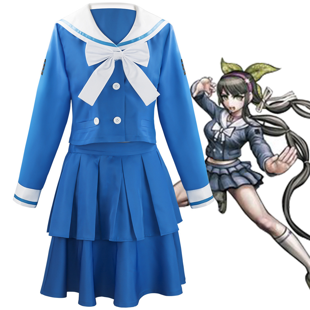 弹丸论破v3茶柱转子cosplay服装学生校园服制服套装动漫cos服