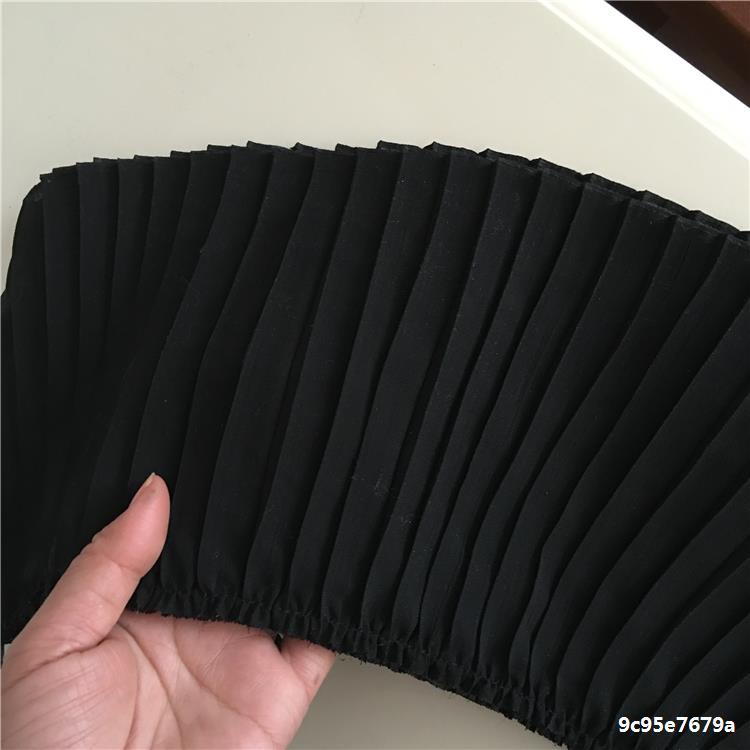 雪纺压褶 裙子加长接边百褶裙边花边下摆布料做衣服辅料