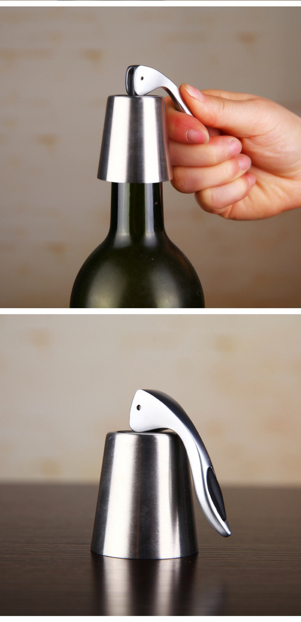 不锈钢香槟塞气泡酒瓶塞子酒瓶保鲜密封盖子酒具配件红酒塞真空塞