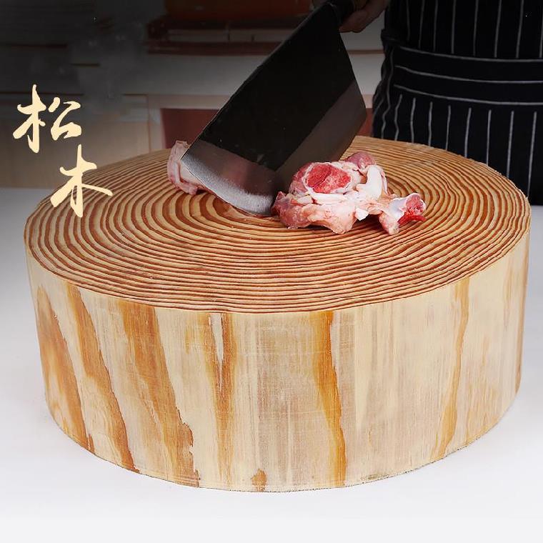 菜墩子食堂用厨房整木双面饭店菜板实木家用切菜板实木好清洗剁骨