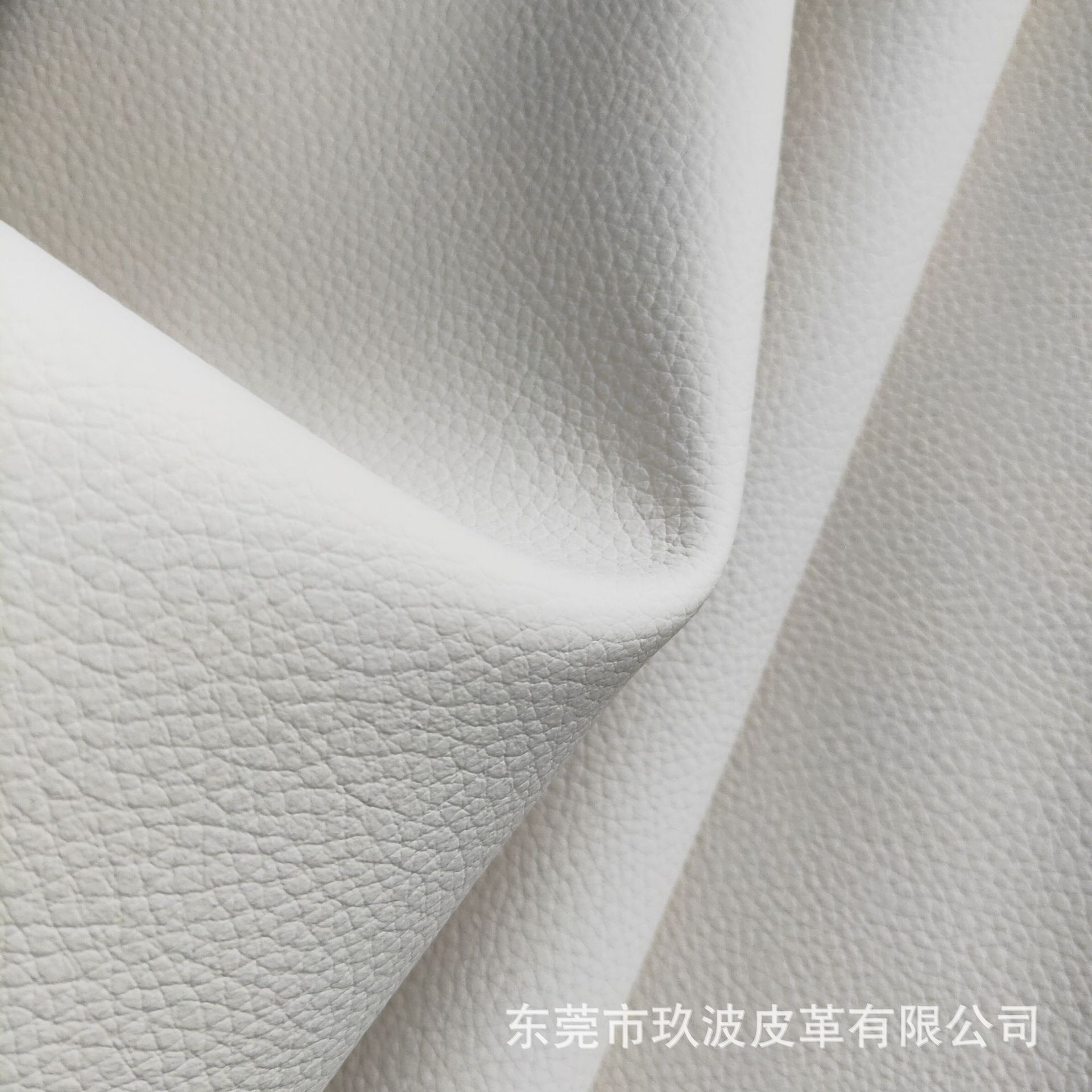 厂家直销 荔枝纹超纤pu皮革面料沙发汽车船椅按摩椅可定制
