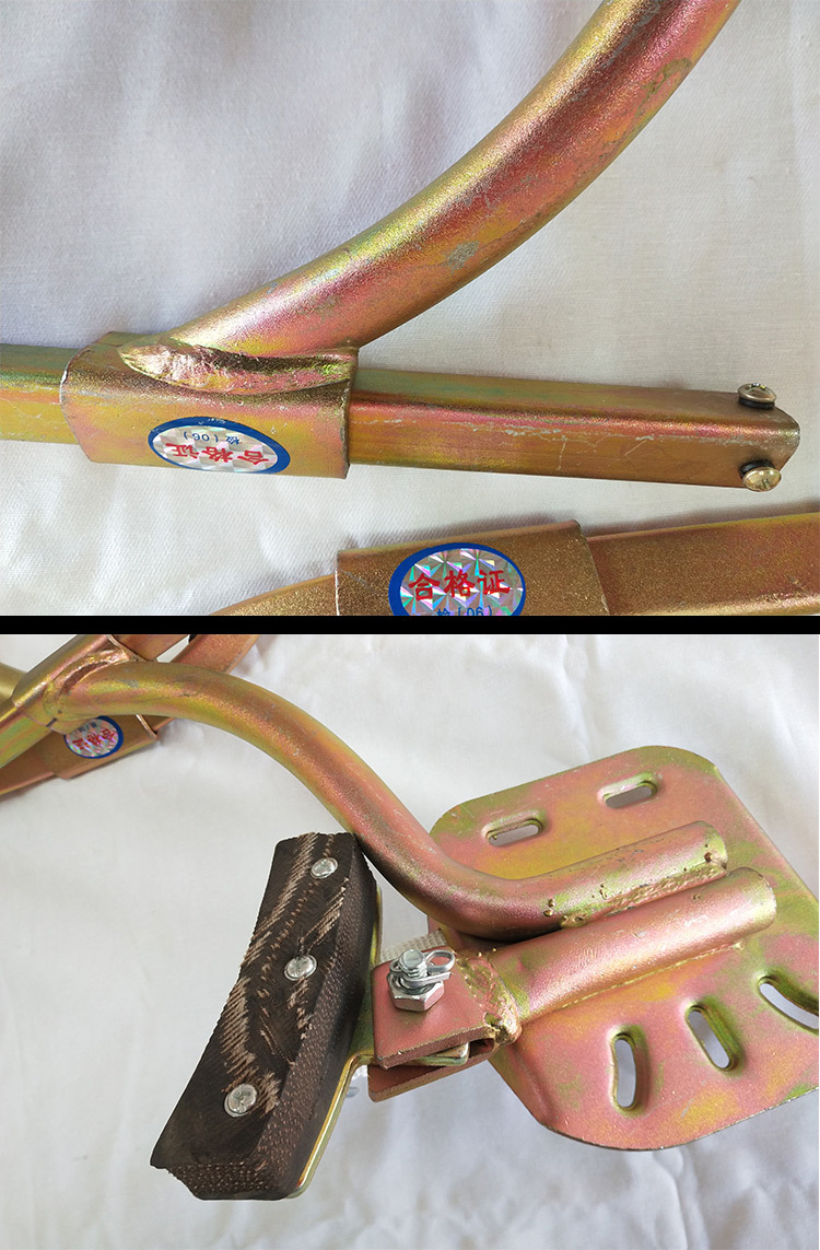 爬树脚扣 水泥杆铁鞋电工脚踏登杆电信电力爬杆铁鞋登杆脚钩