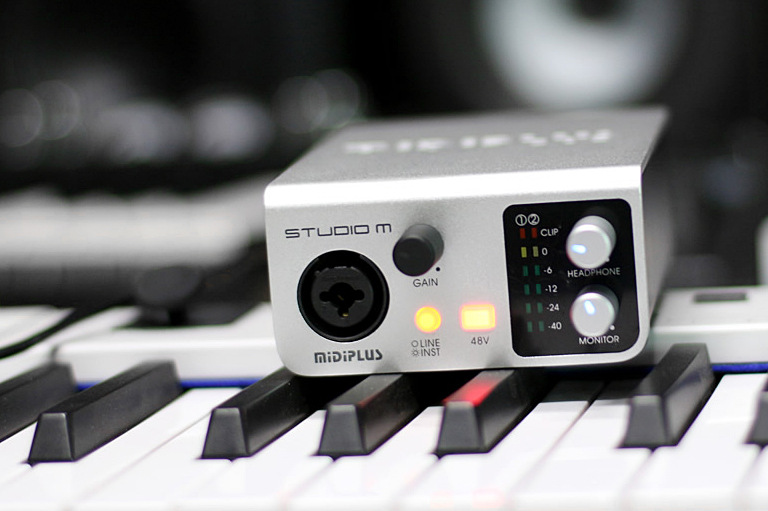 midiplus studio m 外置声卡套装usb手机电脑台式机直播k歌录音