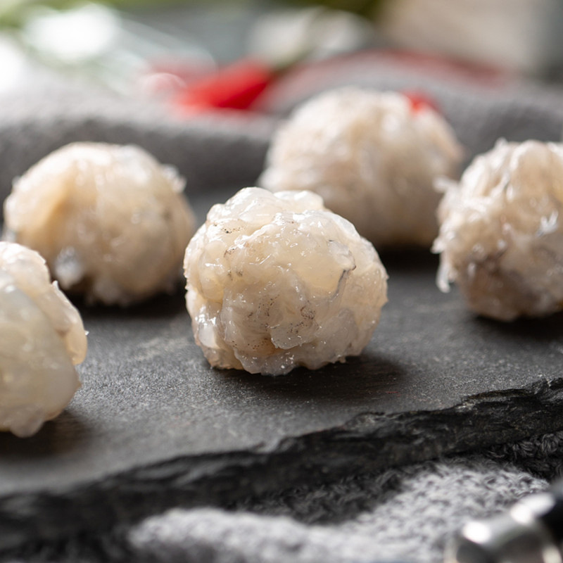 御味翘手挤虾滑100克*40包手打青虾滑虾丸火锅食材