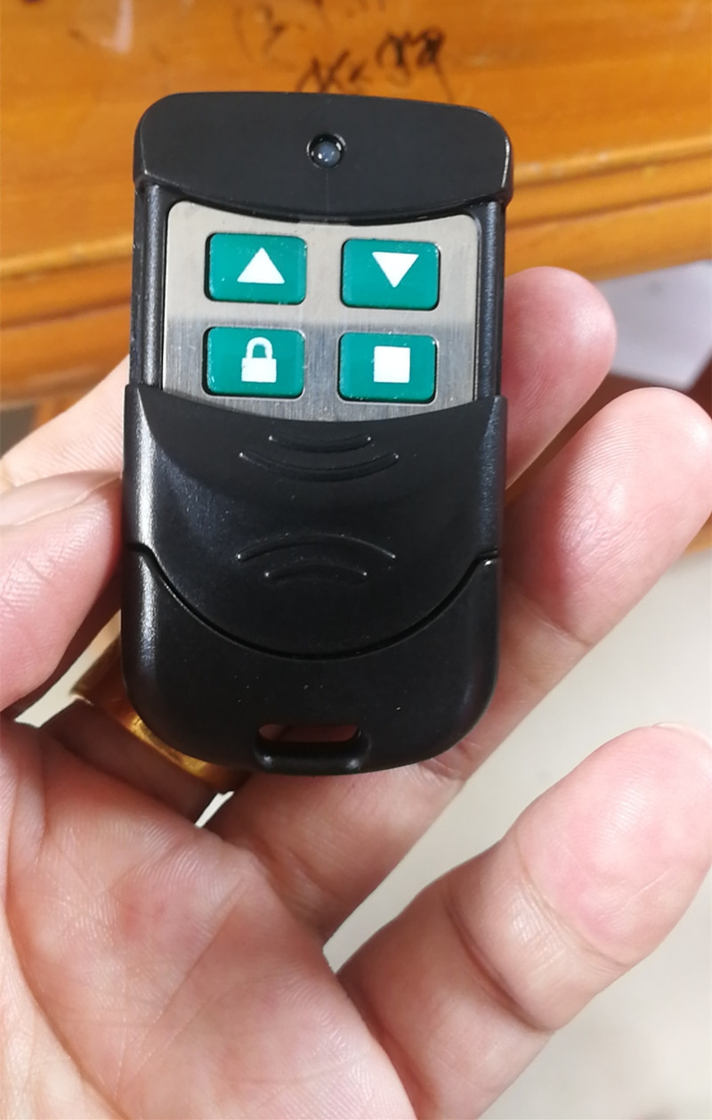 学习码绿键对拷贝红键金属滑盖电动卷帘道闸伸缩车库门遥控器钥匙