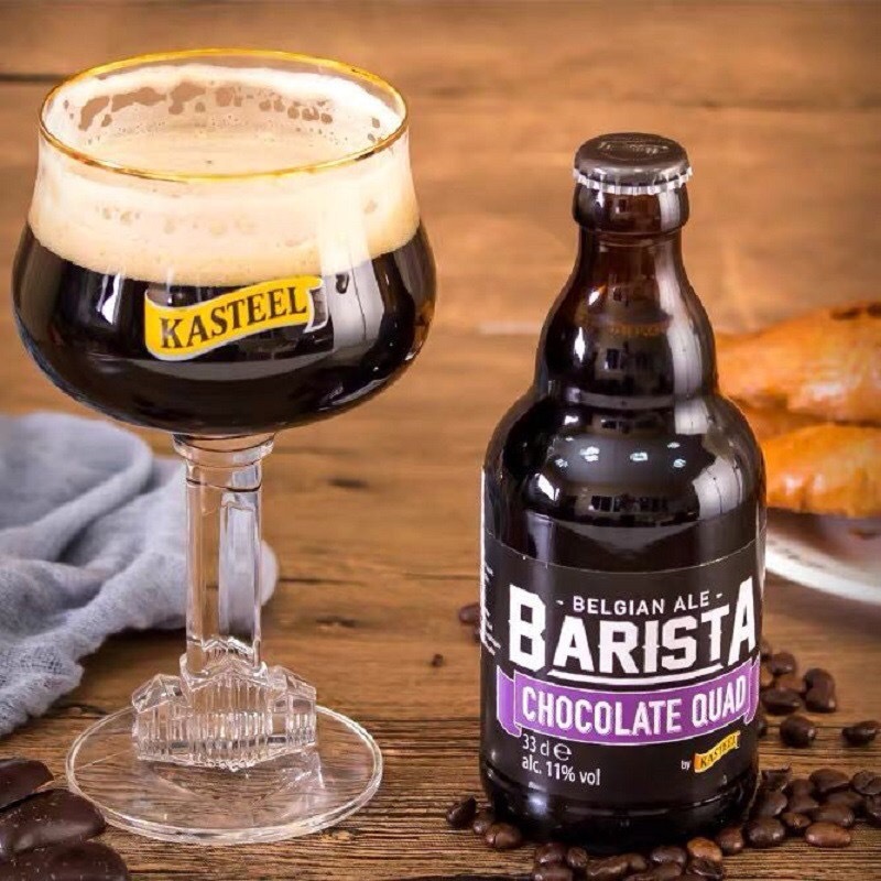 比利时进口啤酒kasteel巧克力四料啤酒 330ml*24瓶