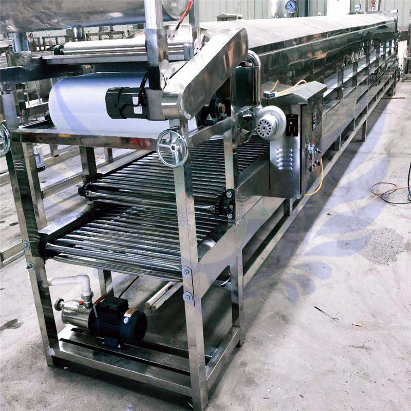 小投资设备圆形电热蒸凉皮机 数控蒸汽仿手工商用全自动擀面皮机