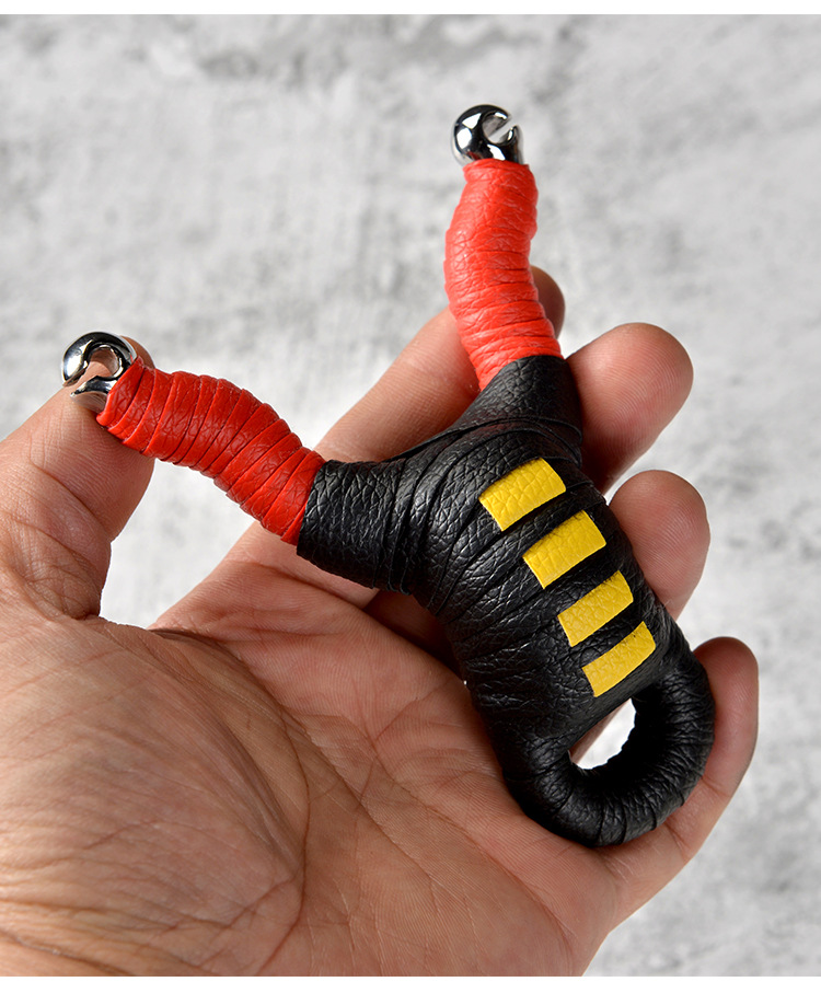 304不锈钢单卡铁手弹弓射鱼弹弓鱼镖打鱼单股卡球度弹弓厂家直销